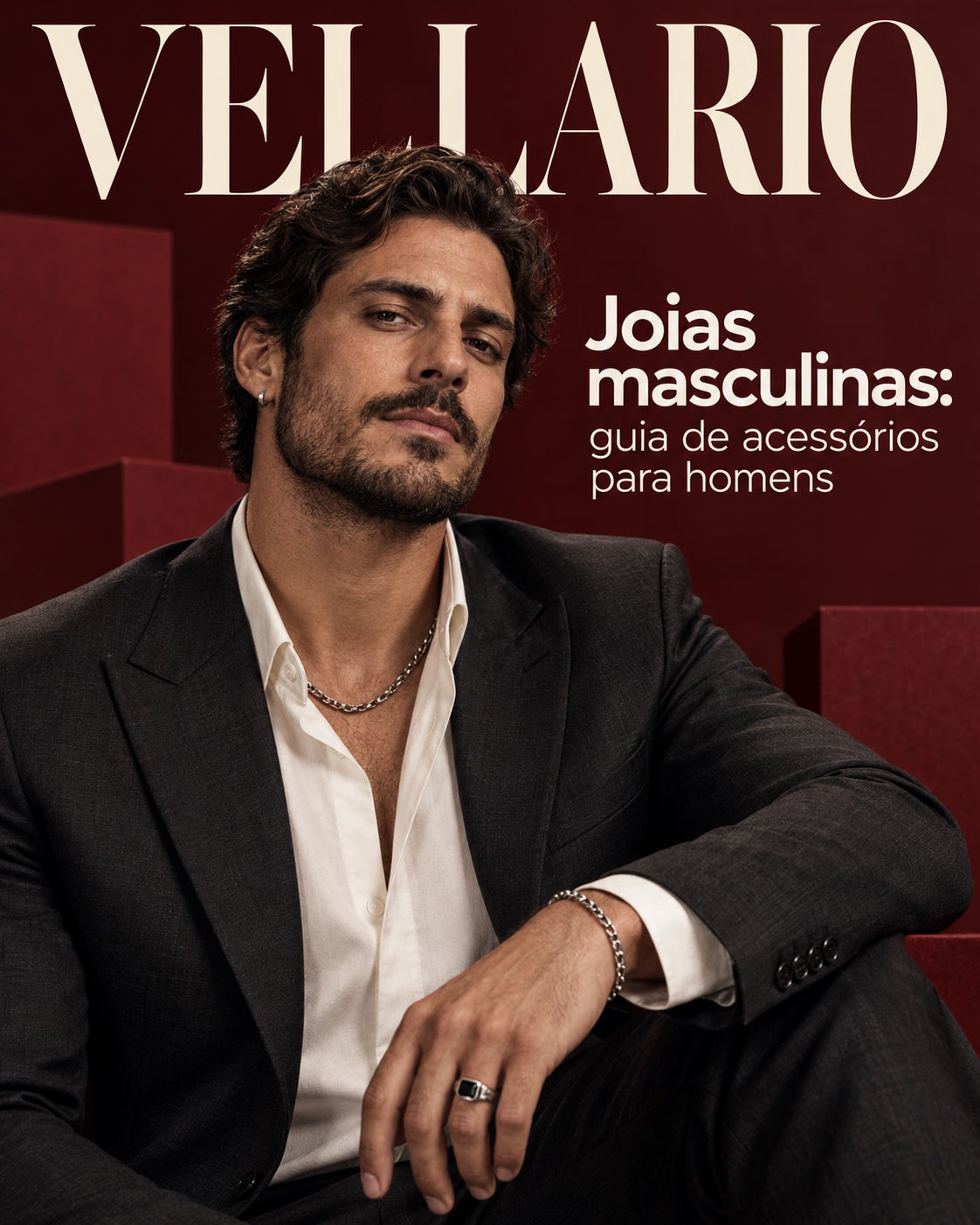 Joias masculinas: guia de acessórios para homens