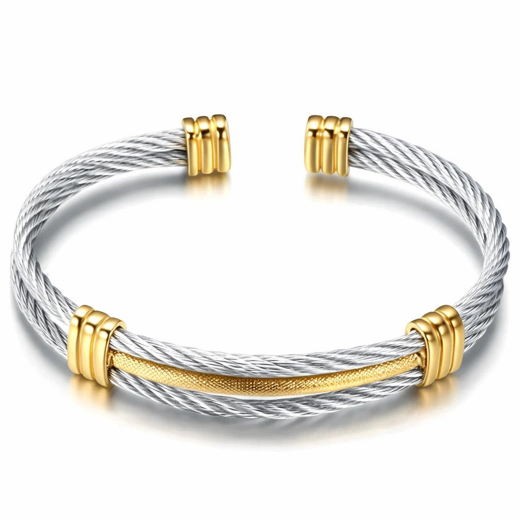 Bracelete Dourado fio Milan
