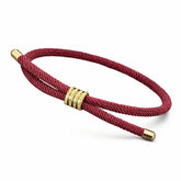 Pulseira de Corda Masculina Fio Supima 18k