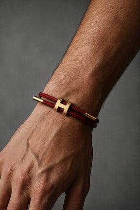 Pulseira de Corda Masculina Fio Supima Trançado H'ills