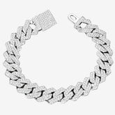Pulseira Cuban Cravejada