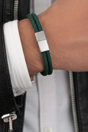 Pulseira de corda Masculina Fio Supima Prata 925 Fosca - Berlin