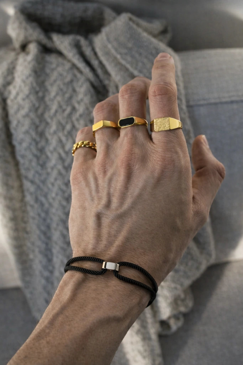 Pulseira de Corda Masculino Fio Italiano – Milan