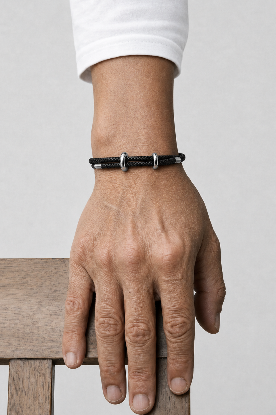 Pulseira de corda Masculina Fio Supima trançado Genebra