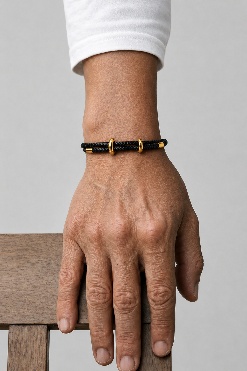 Pulseira de corda Masculina Fio Supima trançado Genebra