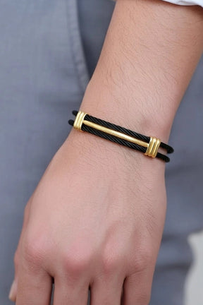 Bracelete Dourado fio Milan