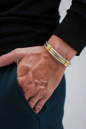 Bracelete Dourado fio Milan