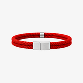 Pulseira de corda Masculina Fio Supima Prata 925 Fosca - Berlin