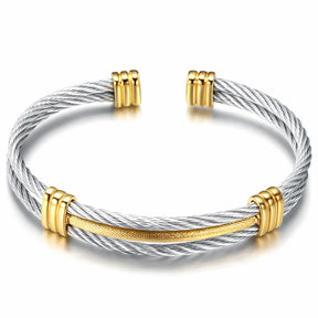 Bracelete Dourado fio Milan