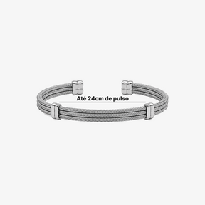 Bracelete Prateado Fio Milan
