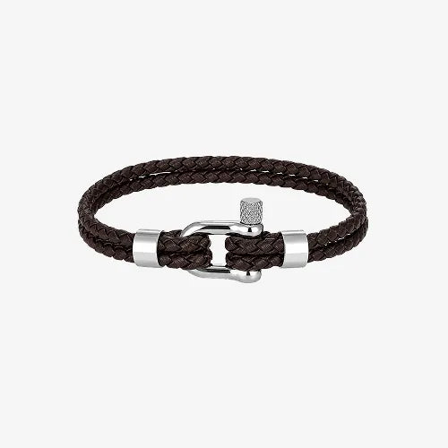 Pulseira de Corda Masculino Prata 925 Veneza