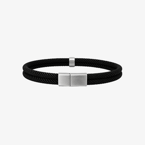 Pulseira de corda Masculina Fio Supima Prata 925 Fosca - Berlin