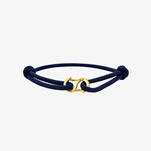 Pulseira de Corda Masculino Fio Supima Arco Duplo - Amsterdan