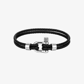 Pulseira de Corda Masculino Prata 925 Veneza