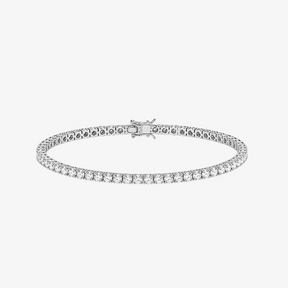 Pulseira Riviera Zircônia Ice em Prata 925 com pedras claras