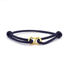 Pulseira de Corda Masculino Fio Supima Arco Duplo - Amsterdan