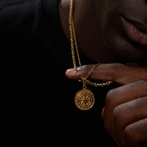 Colar Prata 925 Bússola