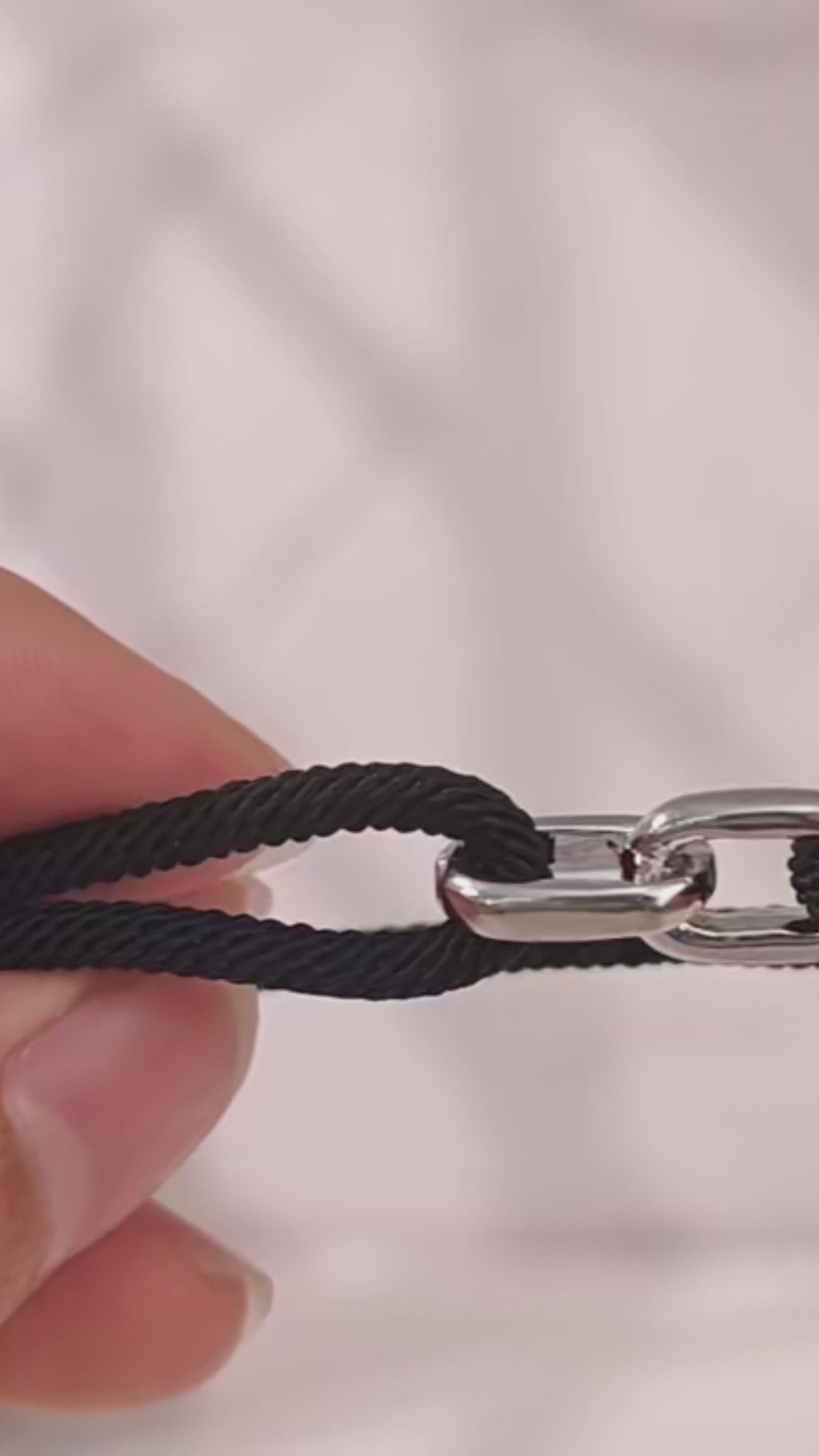 Pulseira de Corda Fio Supima Masculino Italiano Minimalista