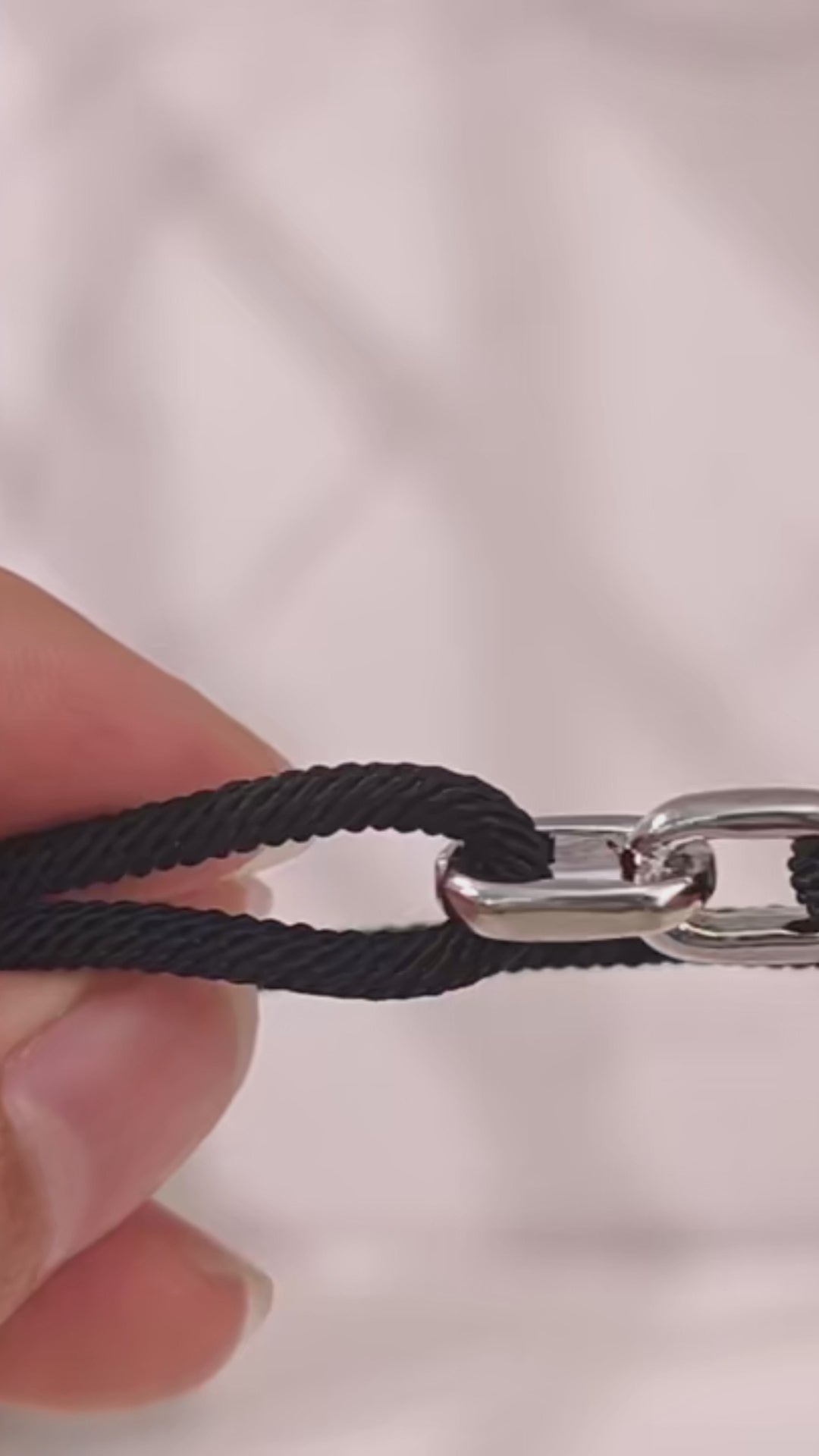 Pulseira de Corda Fio Supima Masculino Italiano Minimalista